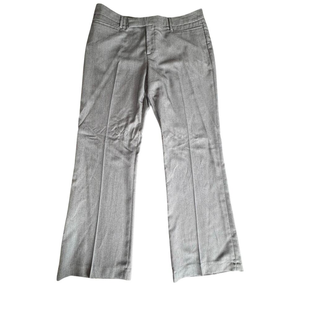 Gap Modern Boot Pants Womens 12R Gray Stretch Bootcut Trouser Career Workwear